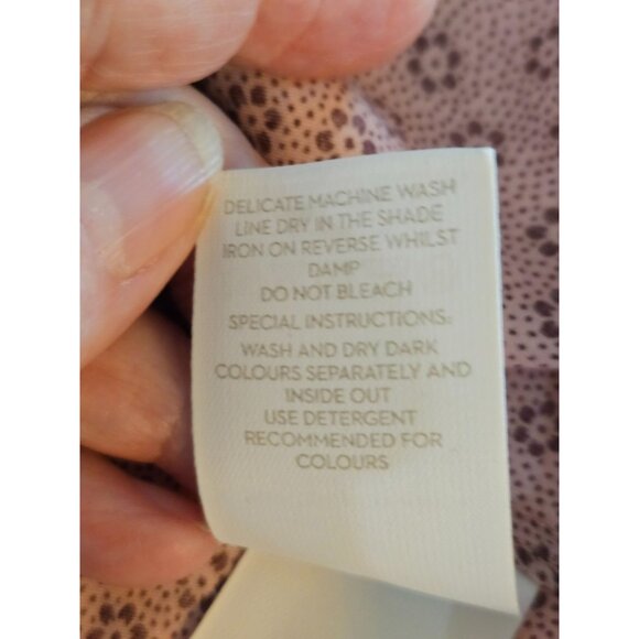 NWT! Boden Betsy Top Floral Print Ruffle Sz 6 Pink Long Sleeve Prairie Boho - Picture 11 of 13